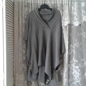 A gray elegant sweater